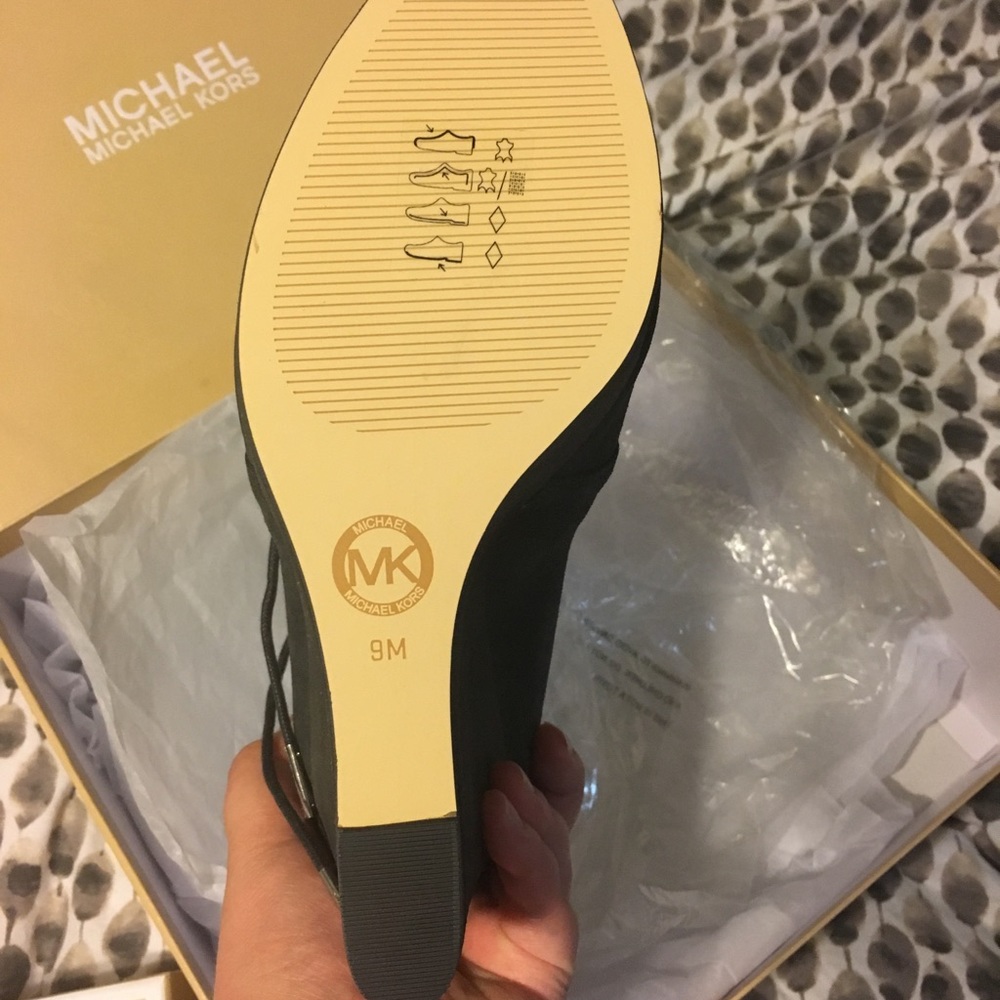New! Michael Kors Bootie Wedges.